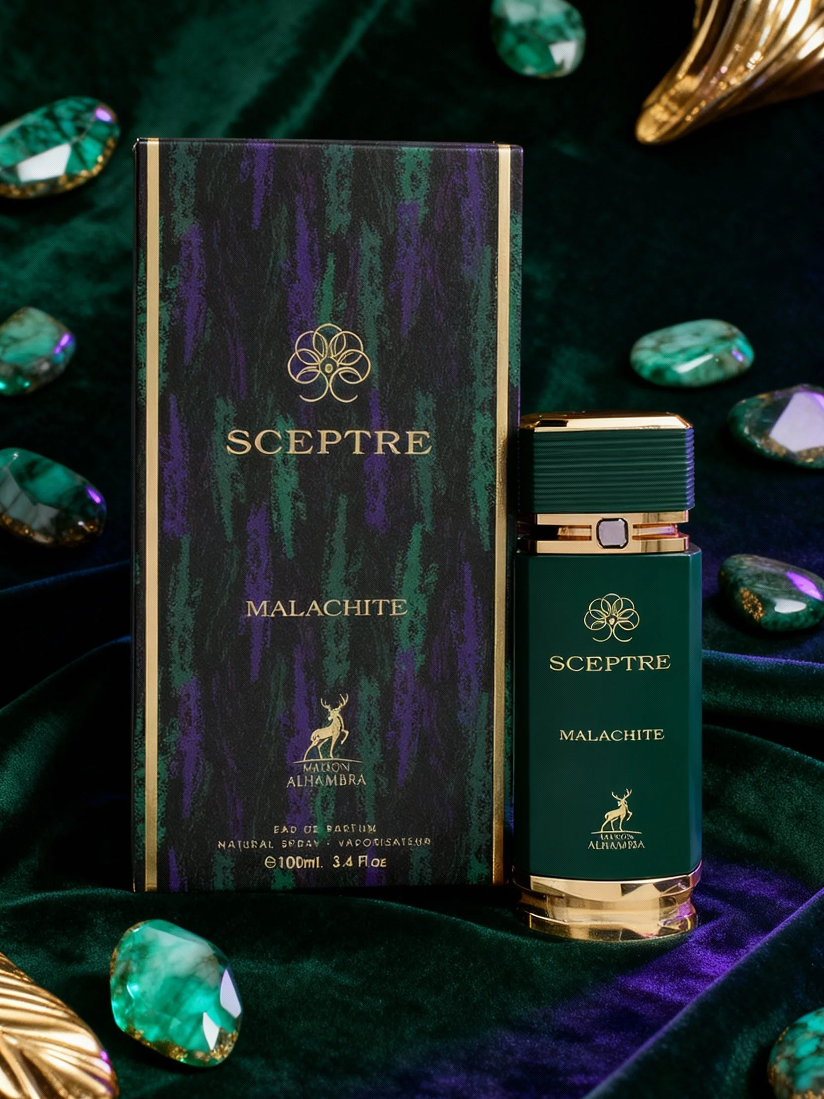 Sceptre Malachite Maison Alhambra Unisex
